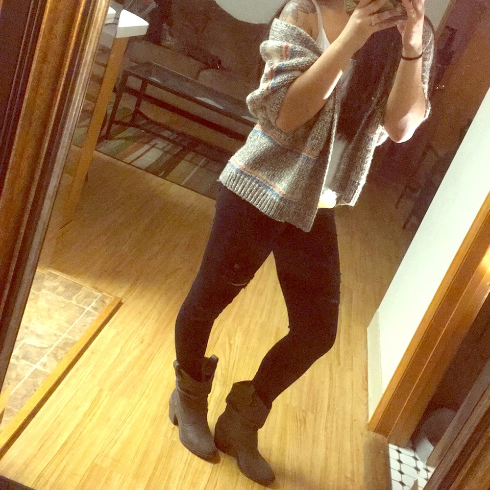 Stylish cowgirl booties